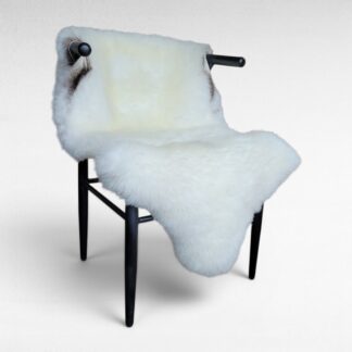 Natural Off-White Pelt - Rustic Primitive Look (46" x 31")