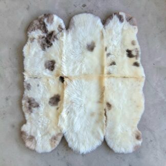 lambskin 6 pelt rare baby lambskin rug