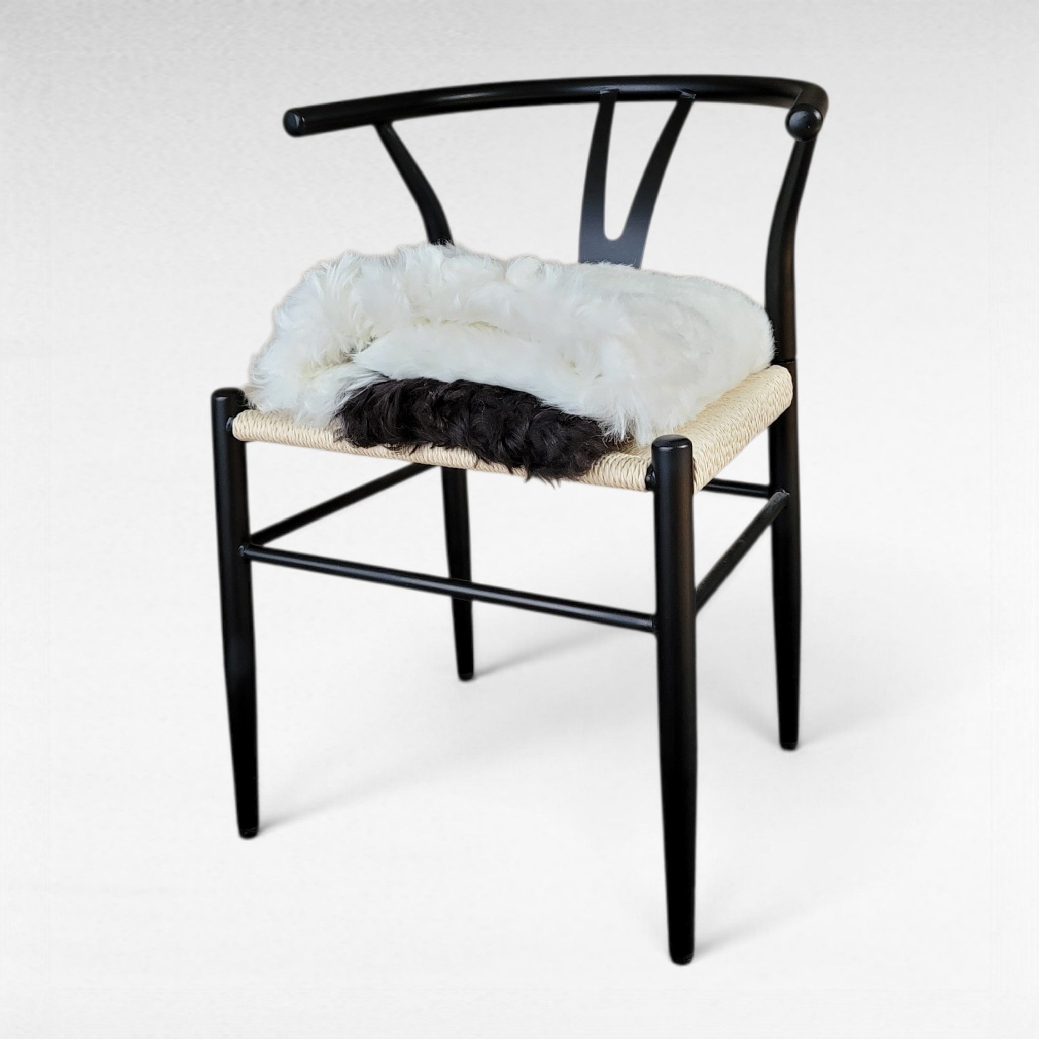 Loose Curl Shorn Spotted Icelandic Sheepskin (44" x 29") - Image 2