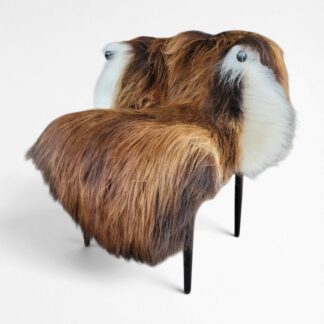 Extra Large Genuine Moorit Auburn Icelandic Sheepskin (55" x 36")