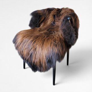 XL Icelandic Beautiful Shape Dark Edge Moorit 57" x 38"
