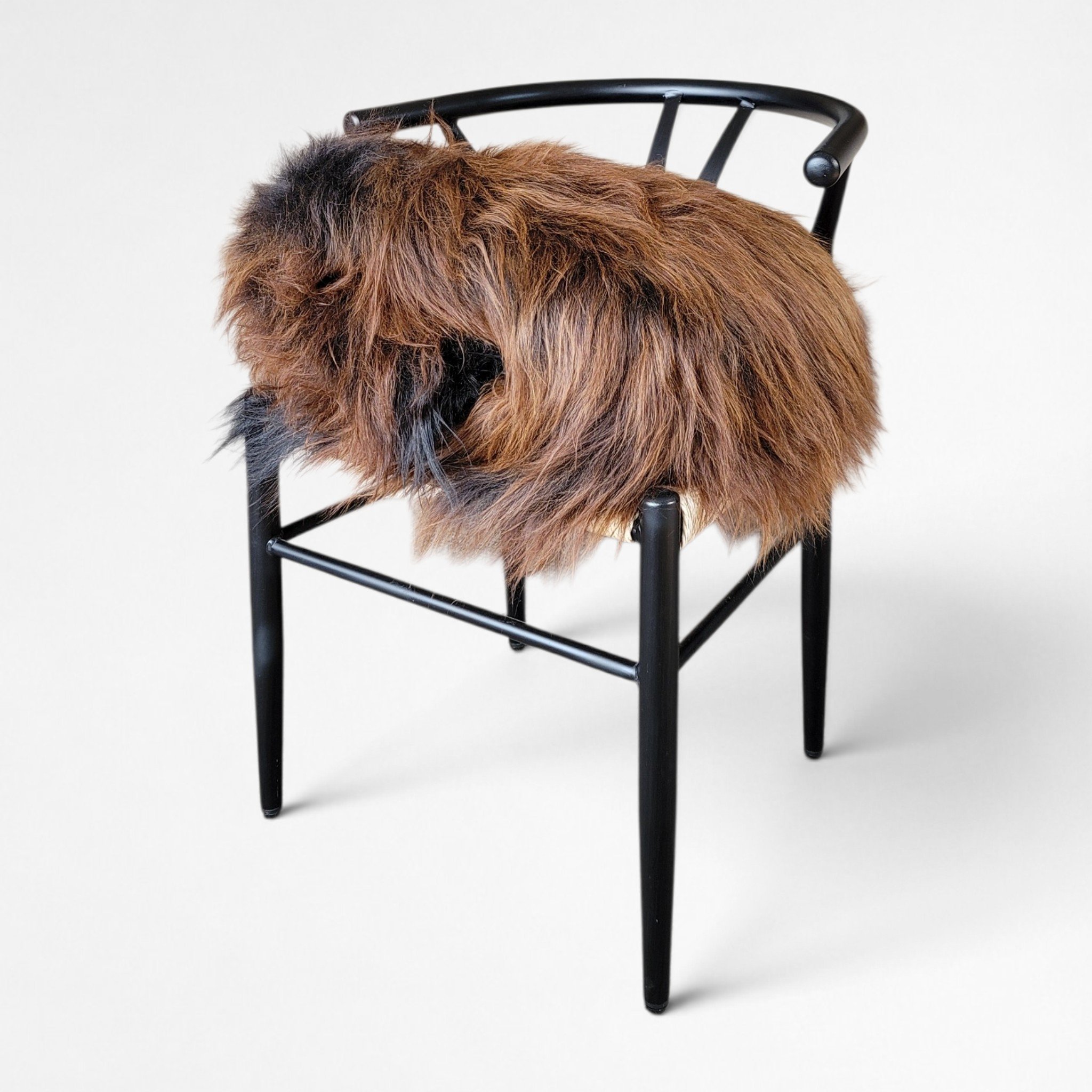 Heavy Lofty XL Icelandic Sheepskin Moorit 56" x 36" - Image 2