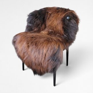 XL Icelandic Sheepskin Dark Brown Moorit 55" x 35"