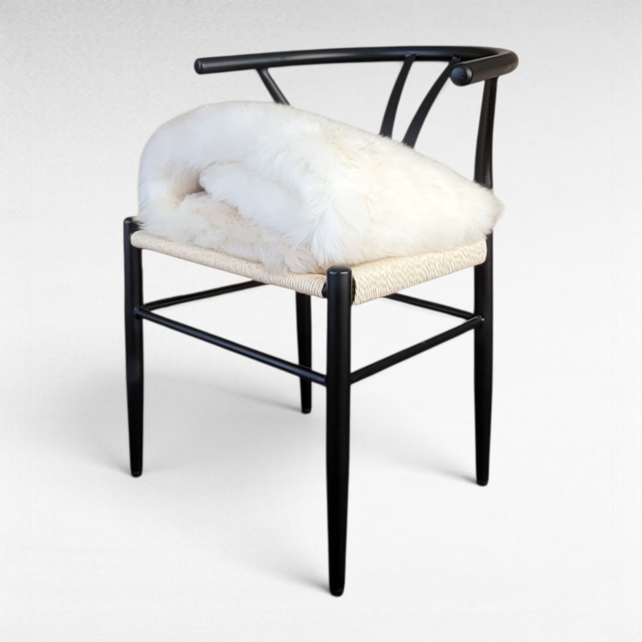 Rare Breed Portland Sheepskin Throw – Plush Mottled Tan 48" x 31" - Image 2