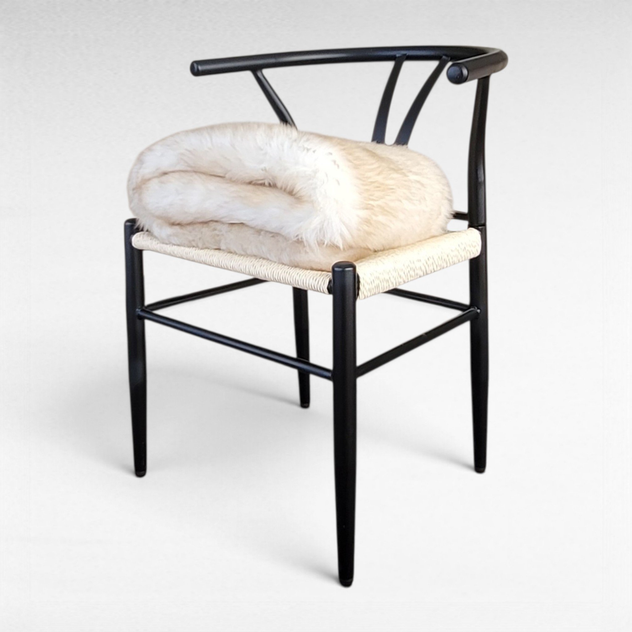 Rare Breed Portland Sheepskin Throw – Light Beige 47" x 31" - Image 2