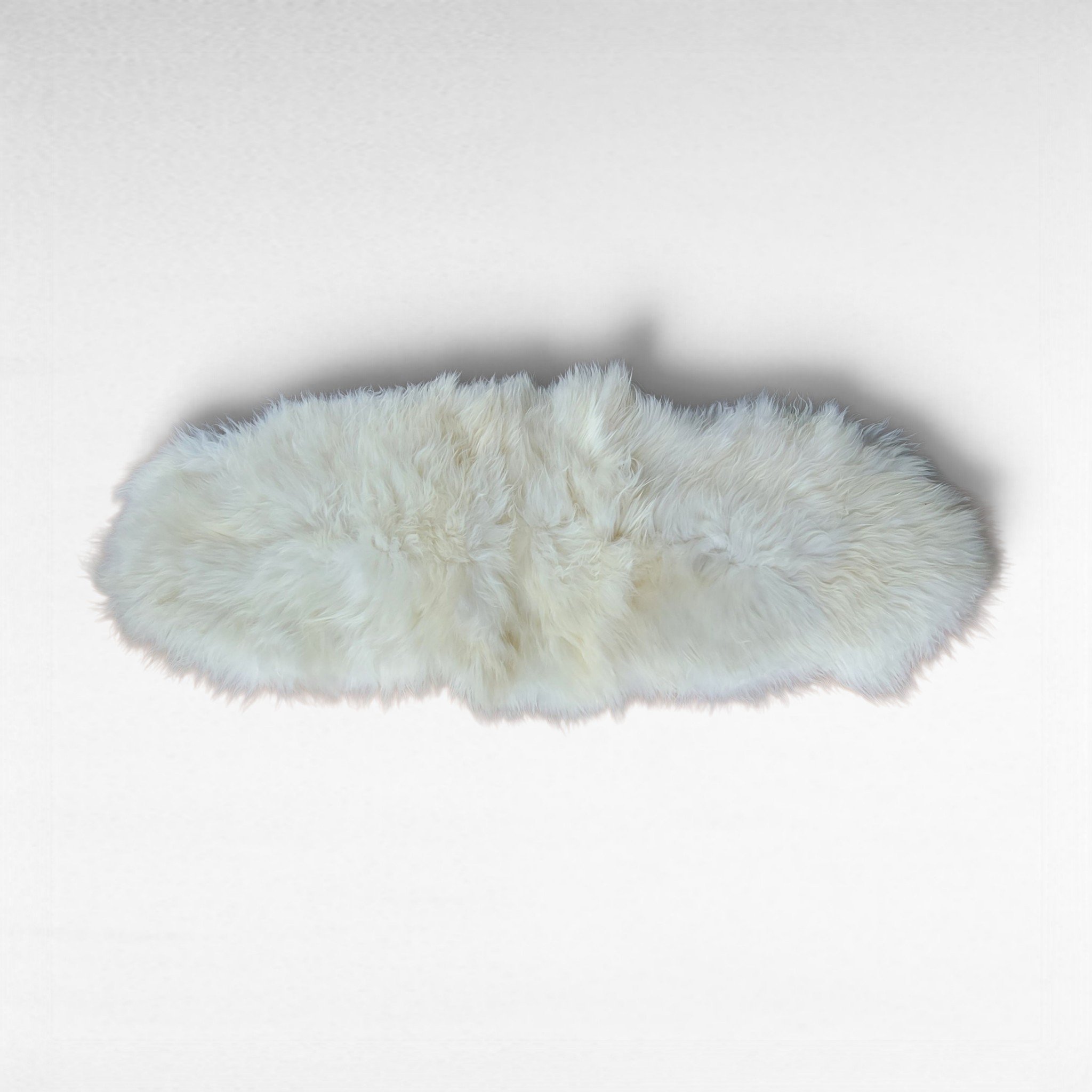 Long White Double Icelandic Sheepskin 84" x 34" - Image 4
