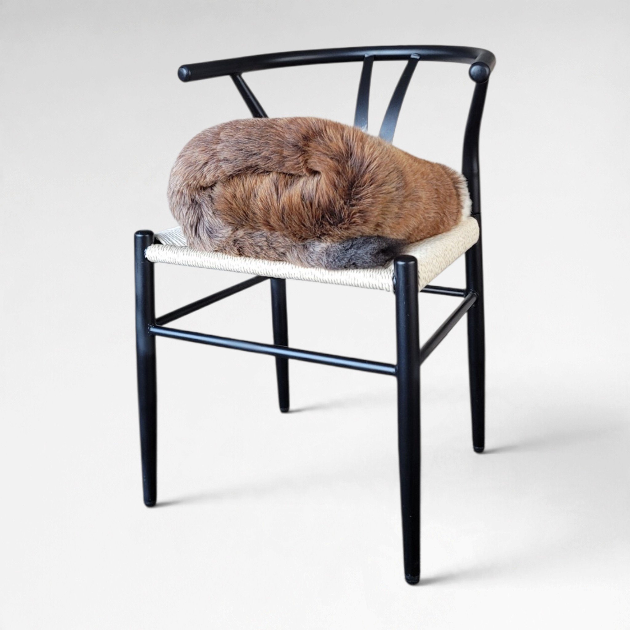 Rare Muted Copper & White Shorn Icelandic Sheepskin 45″ × 34″ - Image 3