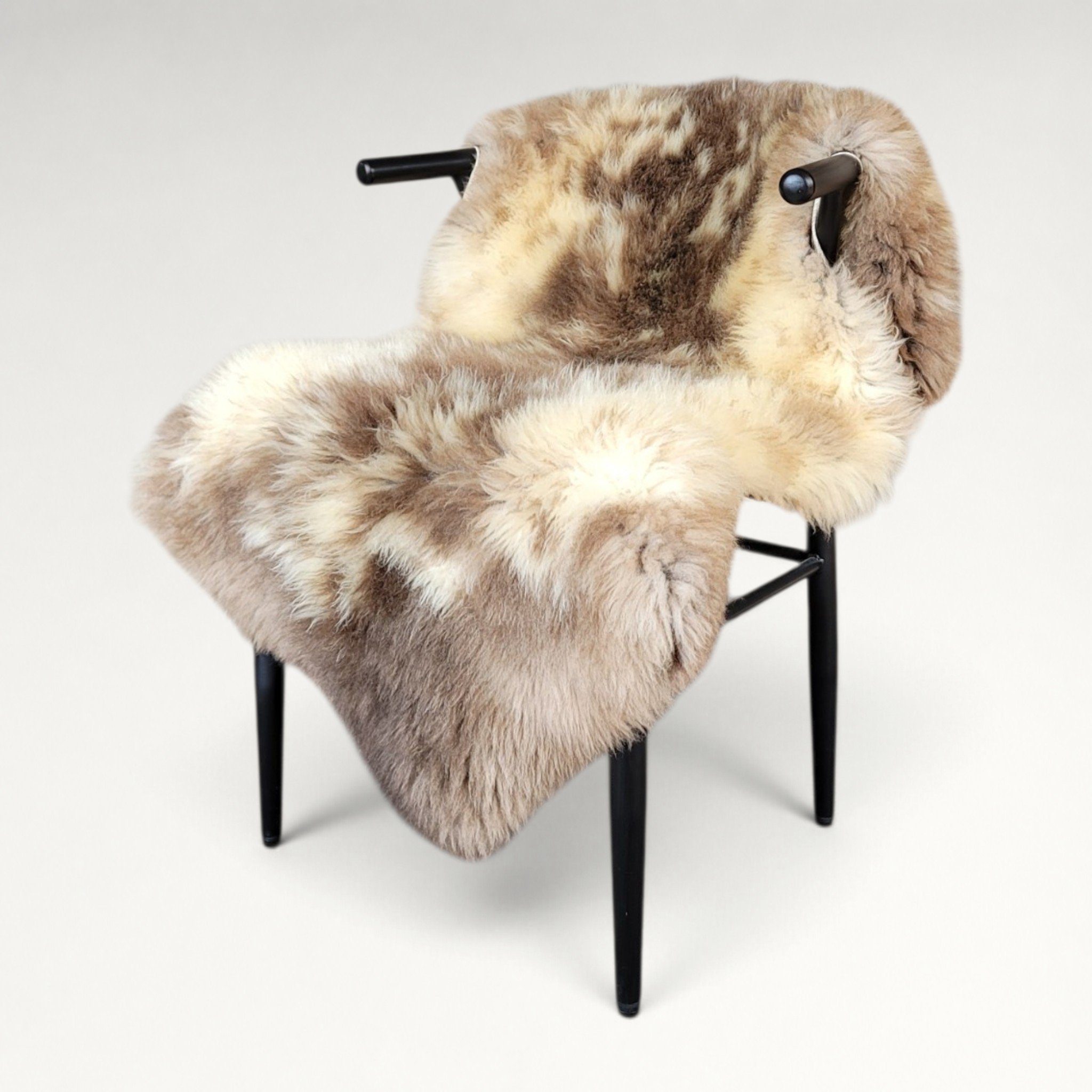 Rare German Sheepskin – Natural Organic Hide – 48" × 34"