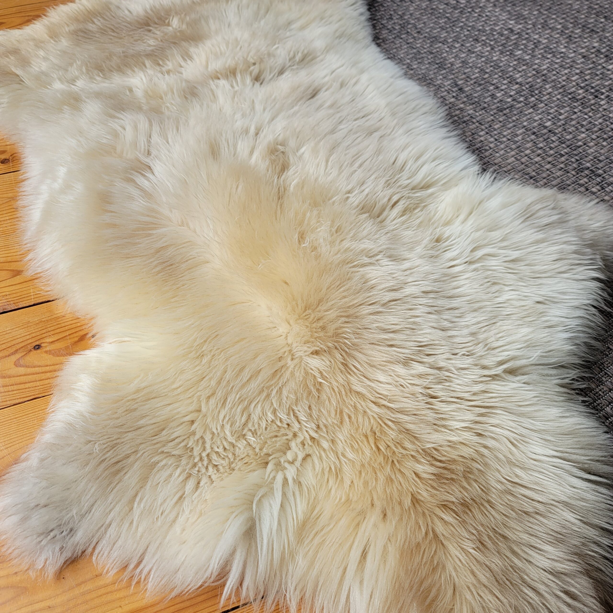 Rare German Sheepskin – Silky Wool & Supple Backing – 47" × 34" - Image 5