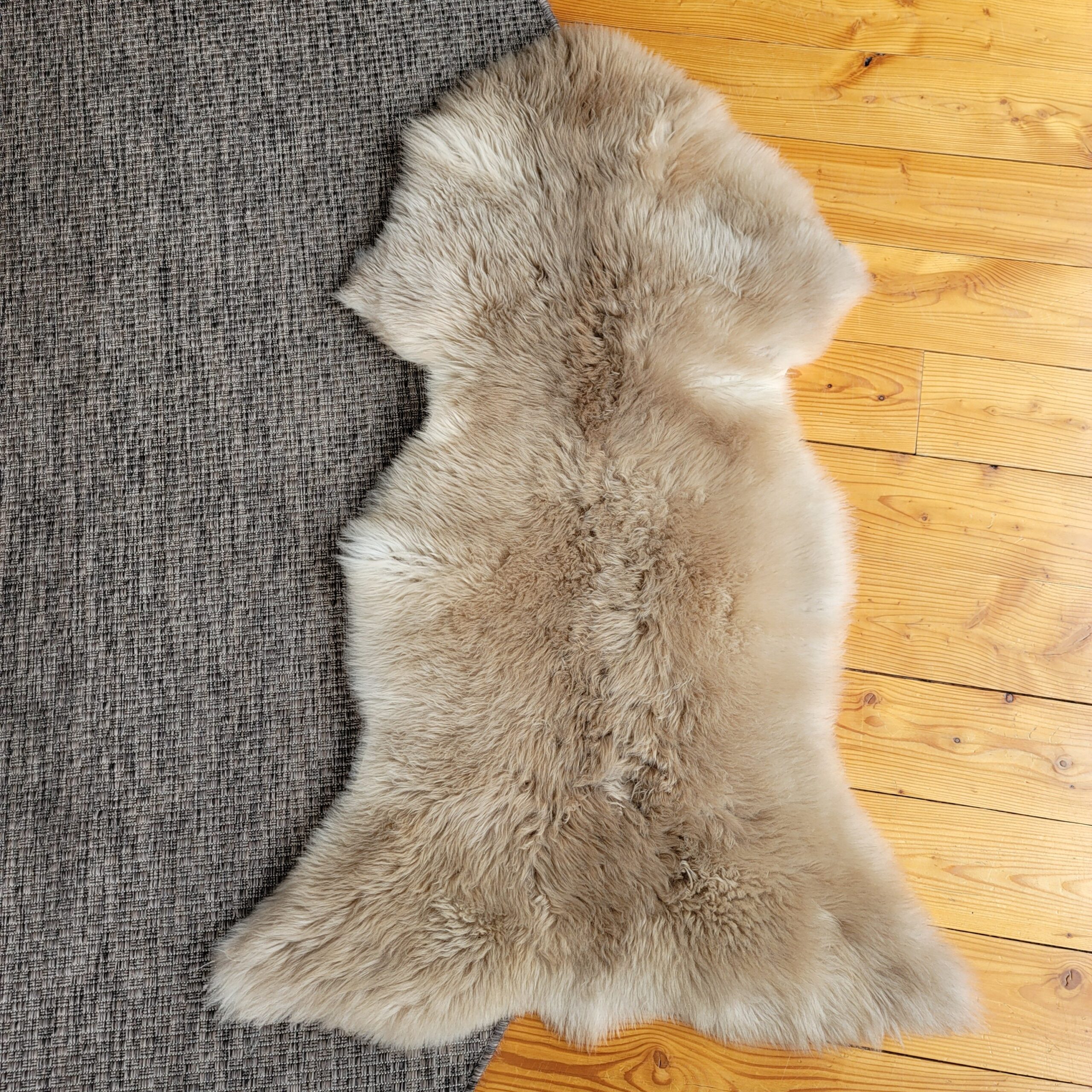 Rare German Sheepskin – Soft Fleece & Supple Hide – 47" × 32" - Image 3