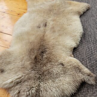 Rare German Sheepskin (Copy) Natural tan dense soft wool 46" x 30"