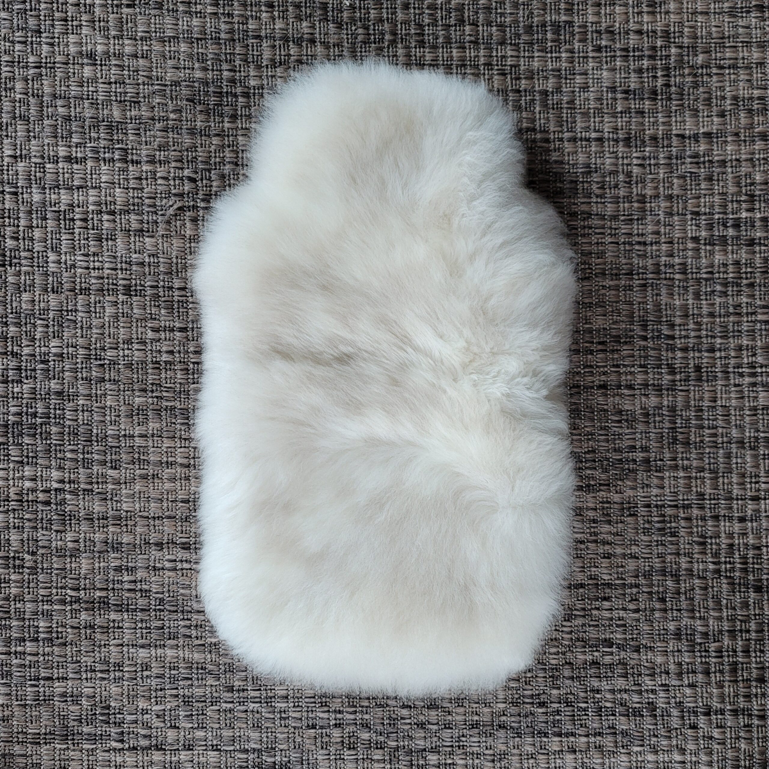 Silky Soft Bone + Tan Hot Water Bottle Cover - Fits 2L Bottle - Image 5