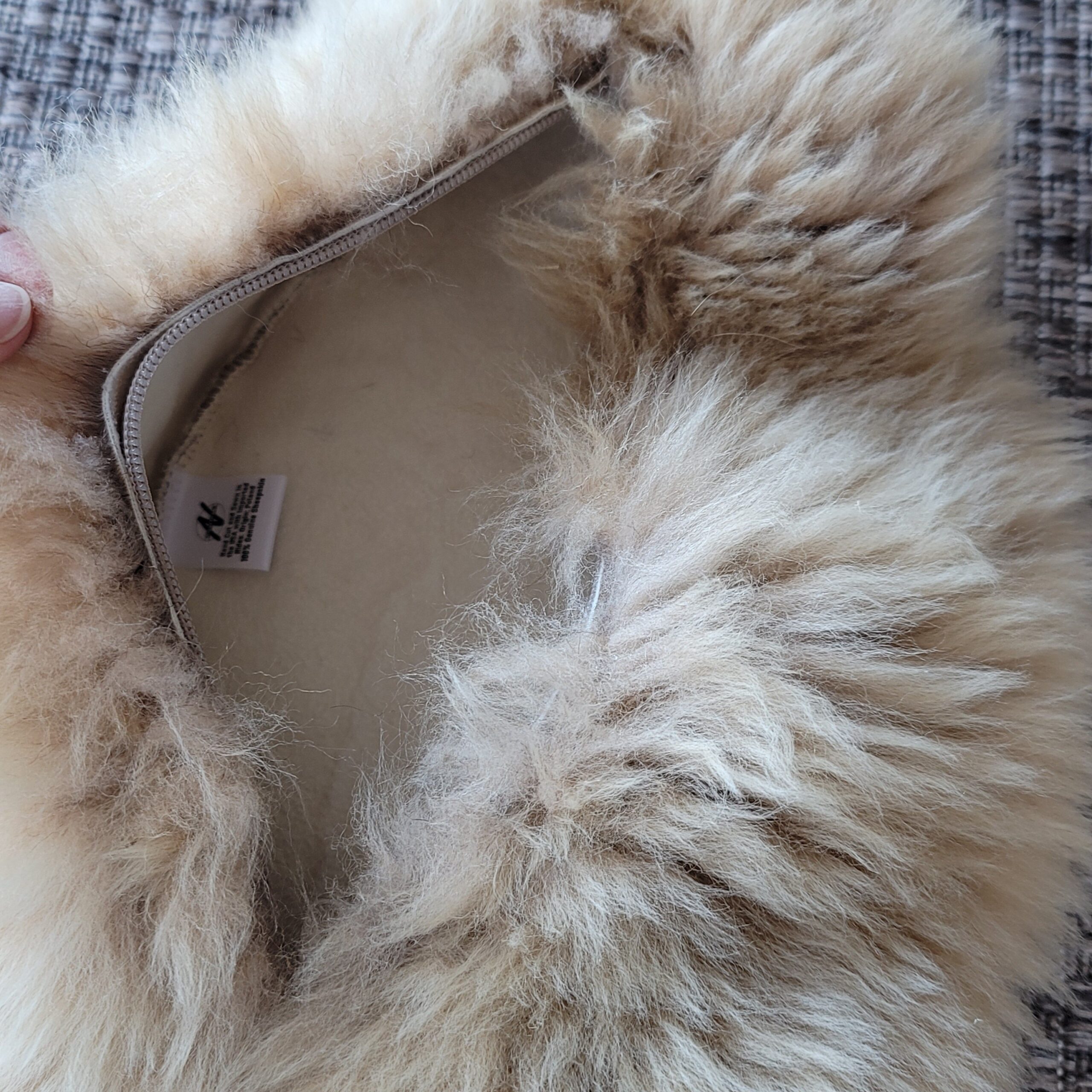 Mini Luscious Soft Blondie Hot Water Bottle Cover - Fits 1L Bottle - Image 2
