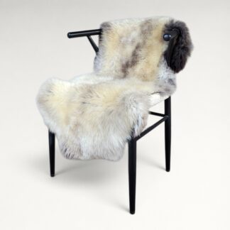 Rare German Sheepskin Narrow-Profile Rustic Hide 46″ × 30″