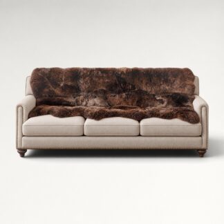 Premium Natural Brown British Rare-Breed Multi-Hide Sheepskin